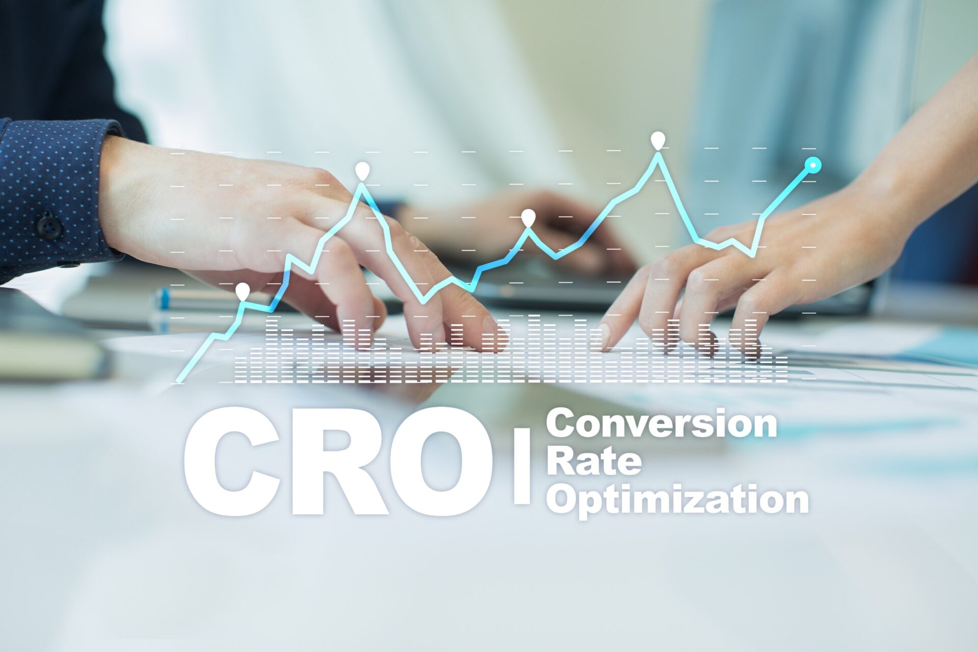 Conversion rate optimization, CRO concept and lead generation.